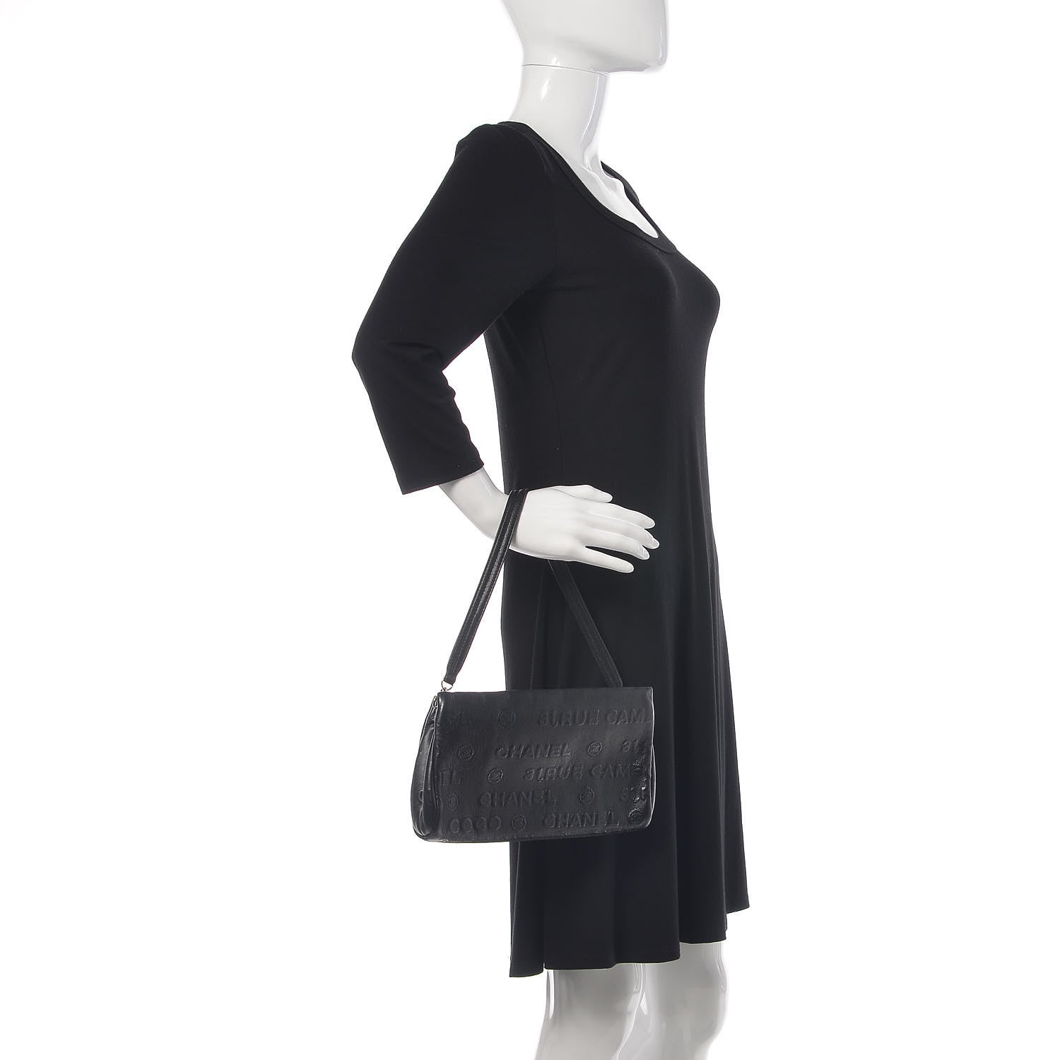 Chanel Calfskin Unlimited Shoulder Bag Black 2 of 11