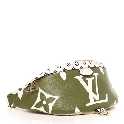 Louis Vuitton Monogram Giant Bumbag Kaki Beige 4 of 10