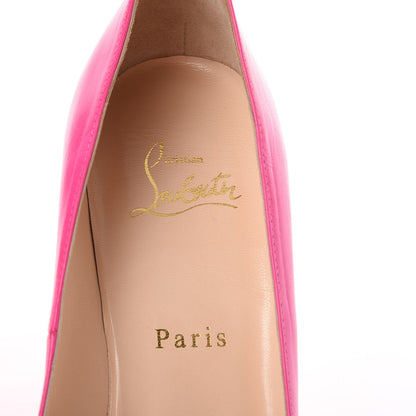 Christian Louboutin Kid Simple 100 Pumps 39 Rose Indien 7 of 13