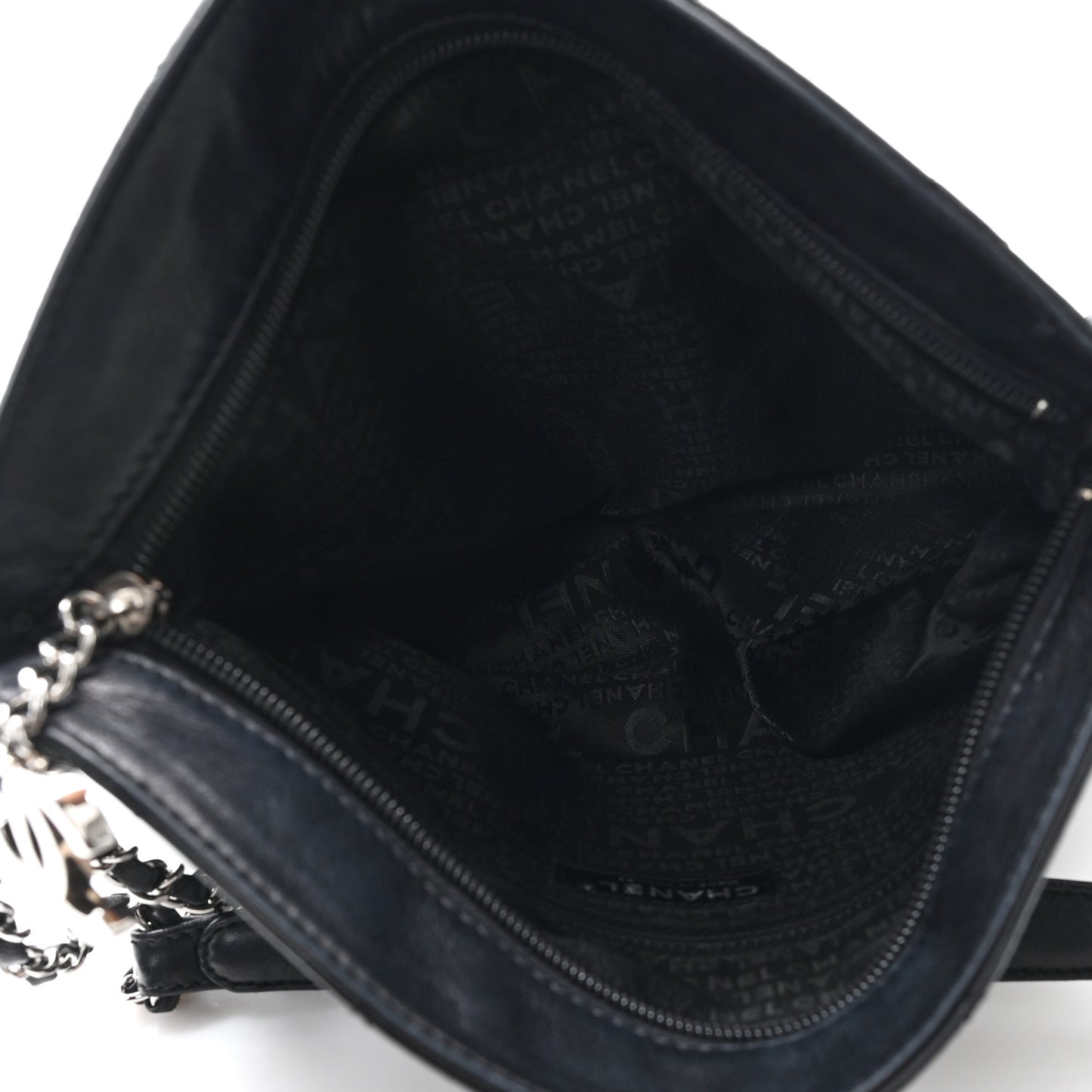 Lambskin Stitched Medium Ultimate Soft Tote Black