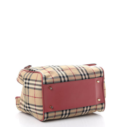 Burberry Horseferry Check Small Canterbury Tote Antique Rose 4 of 11