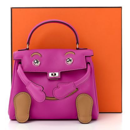 Hermes Swift Quelle Idole Kelly Doll Handbag Magnolia Biscuit 11 of 11