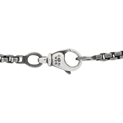 David Yurman Sterling Silver 2.7mm Small Box Chain Necklace 24" 4 of 4