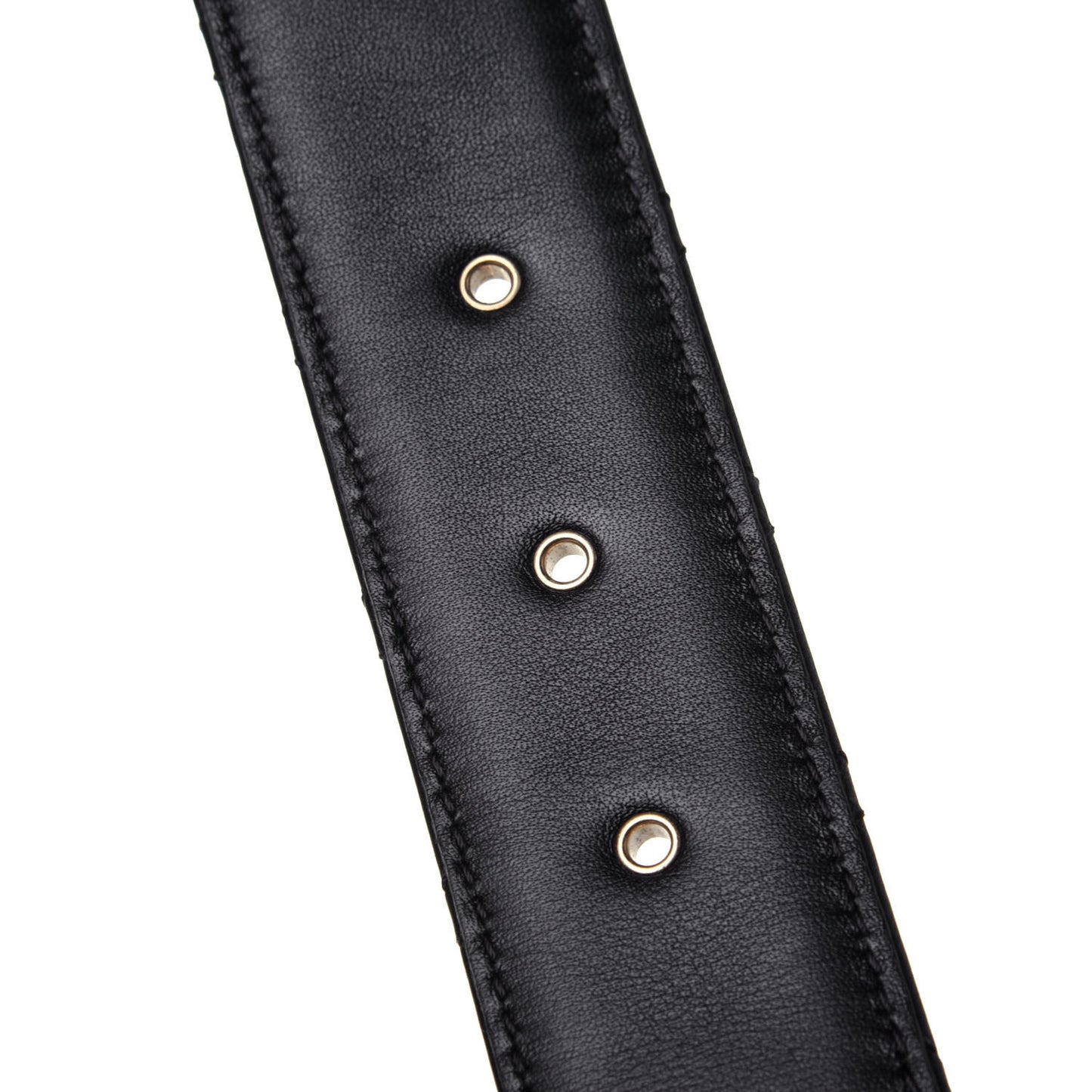 Lambskin Quilted CC Chain Belt 85 34 Black