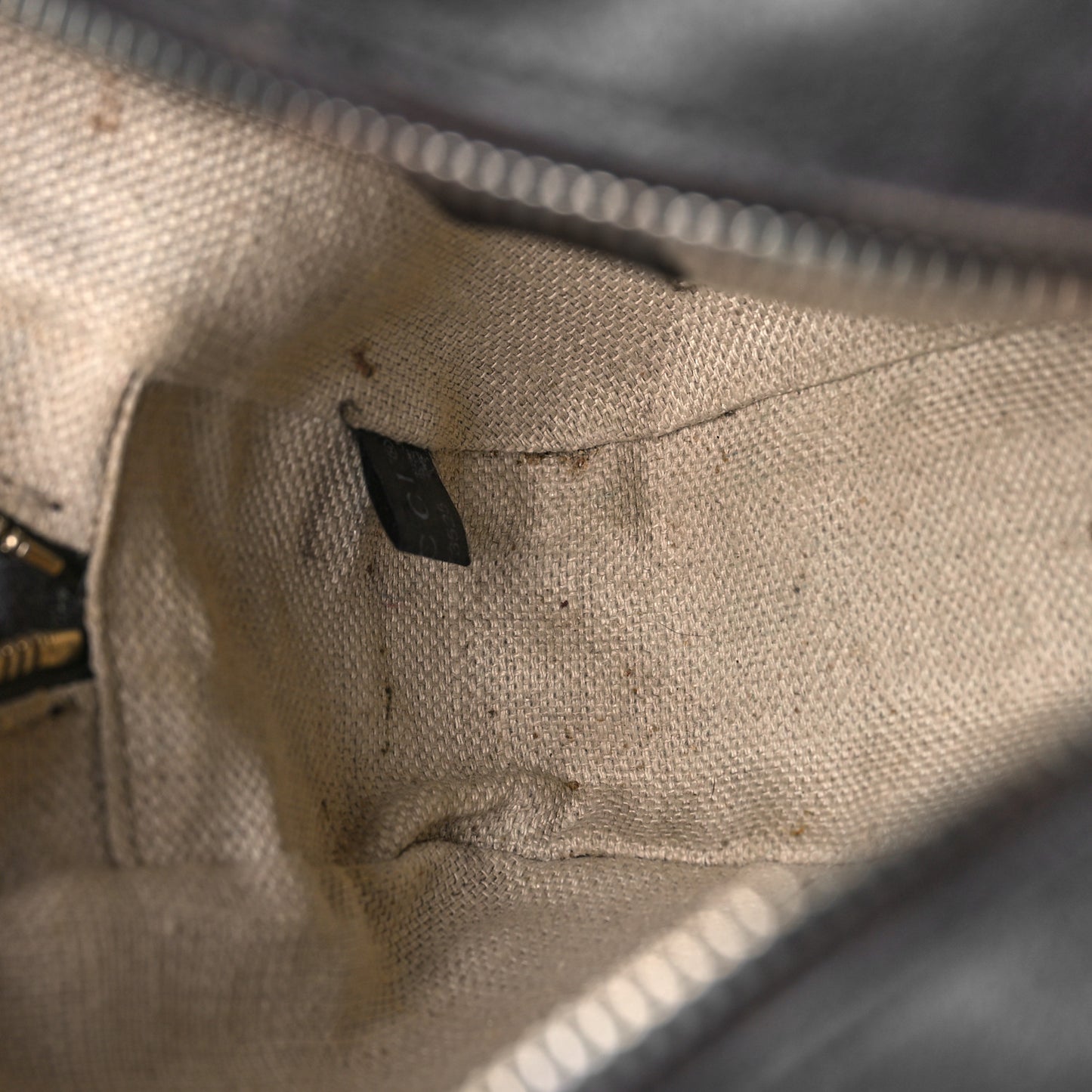 Monogram Web Small Webby Bee Shoulder Bag Dark Brown