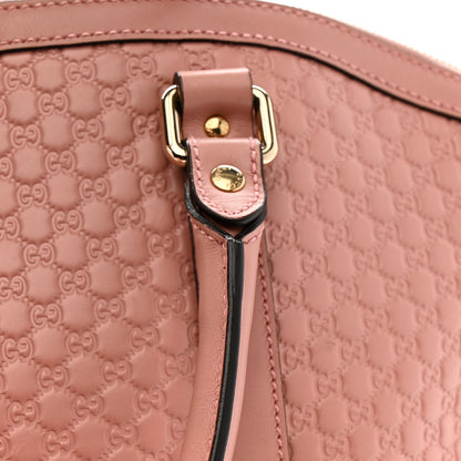 Gucci Soft Microguccissima Large Dome Satchel Soft Pink 13 of 17