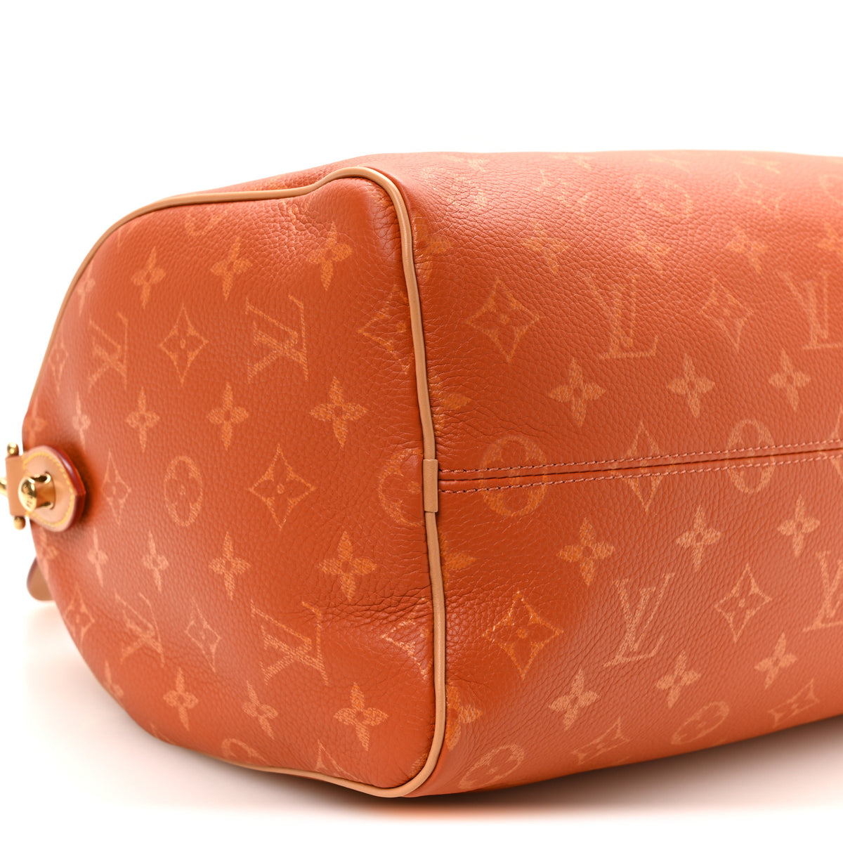 Calfskin Monogram Speedy P9 Bandouliere 30 Ocre