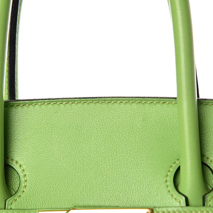 Hermes Veau Gulliver Birkin 35 Vert Cru 8 of 18