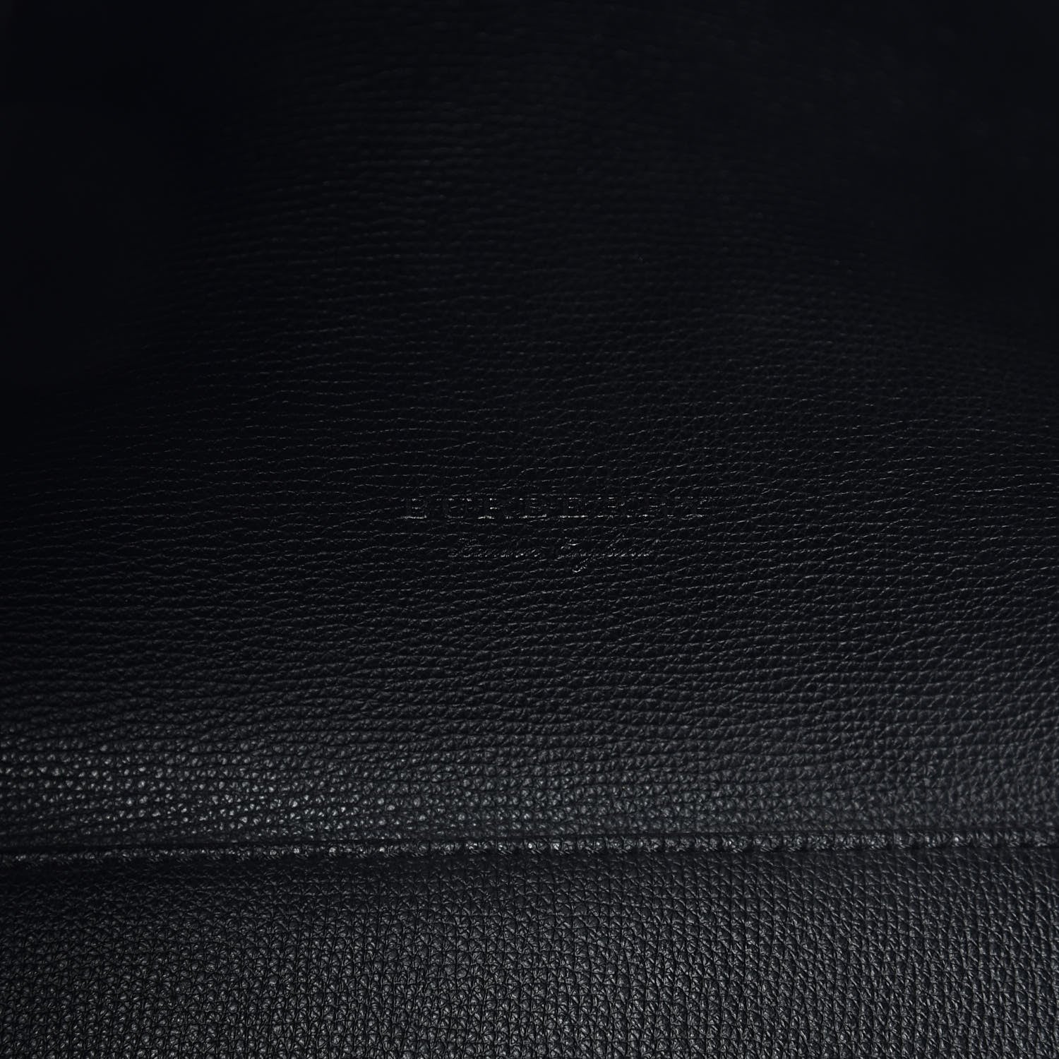 Burberry Grainy Calfskin Haymarket Check Small Reversible Tote Black 9 of 15