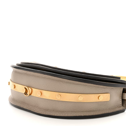 Chloe Calfskin Small Nile Bracelet Minaudiere Bag Motty Grey 10 of 11