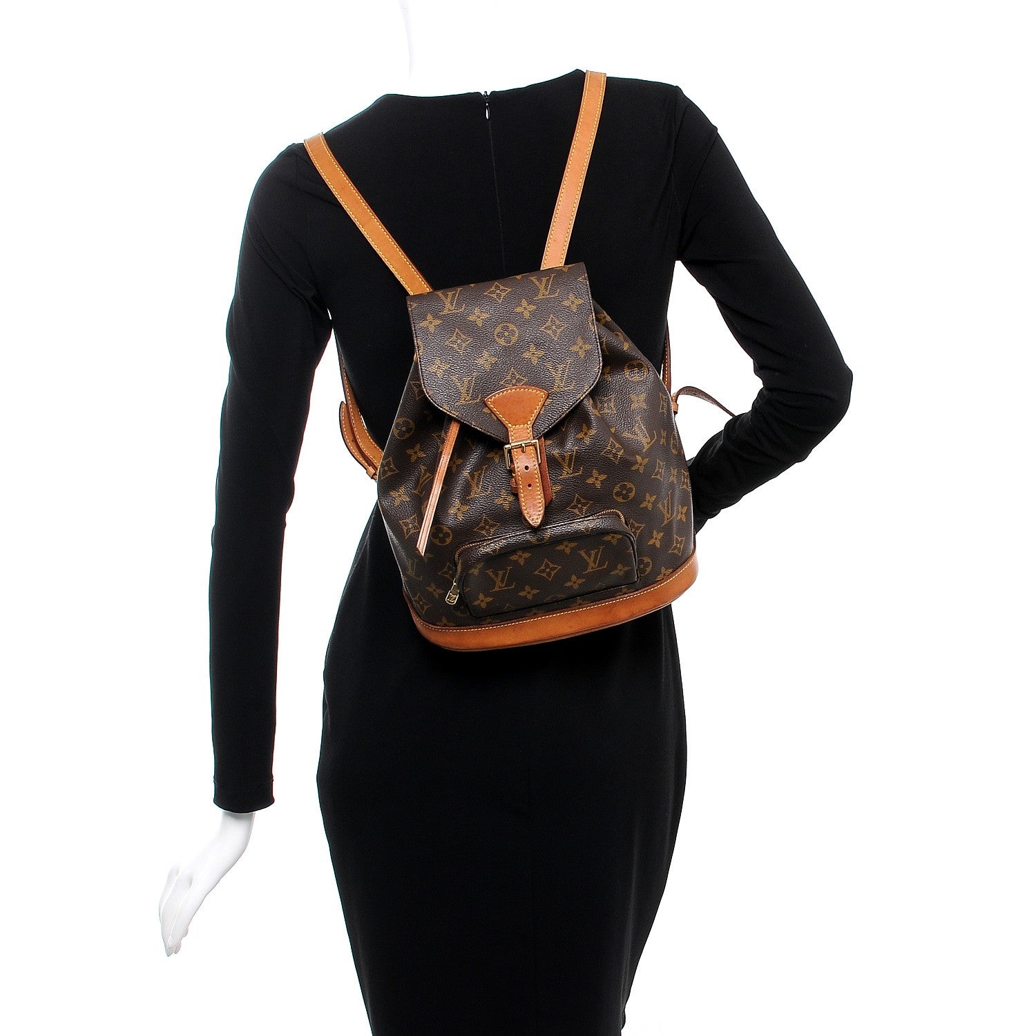 Louis Vuitton Monogram Montsouris MM Backpack 3 of 11