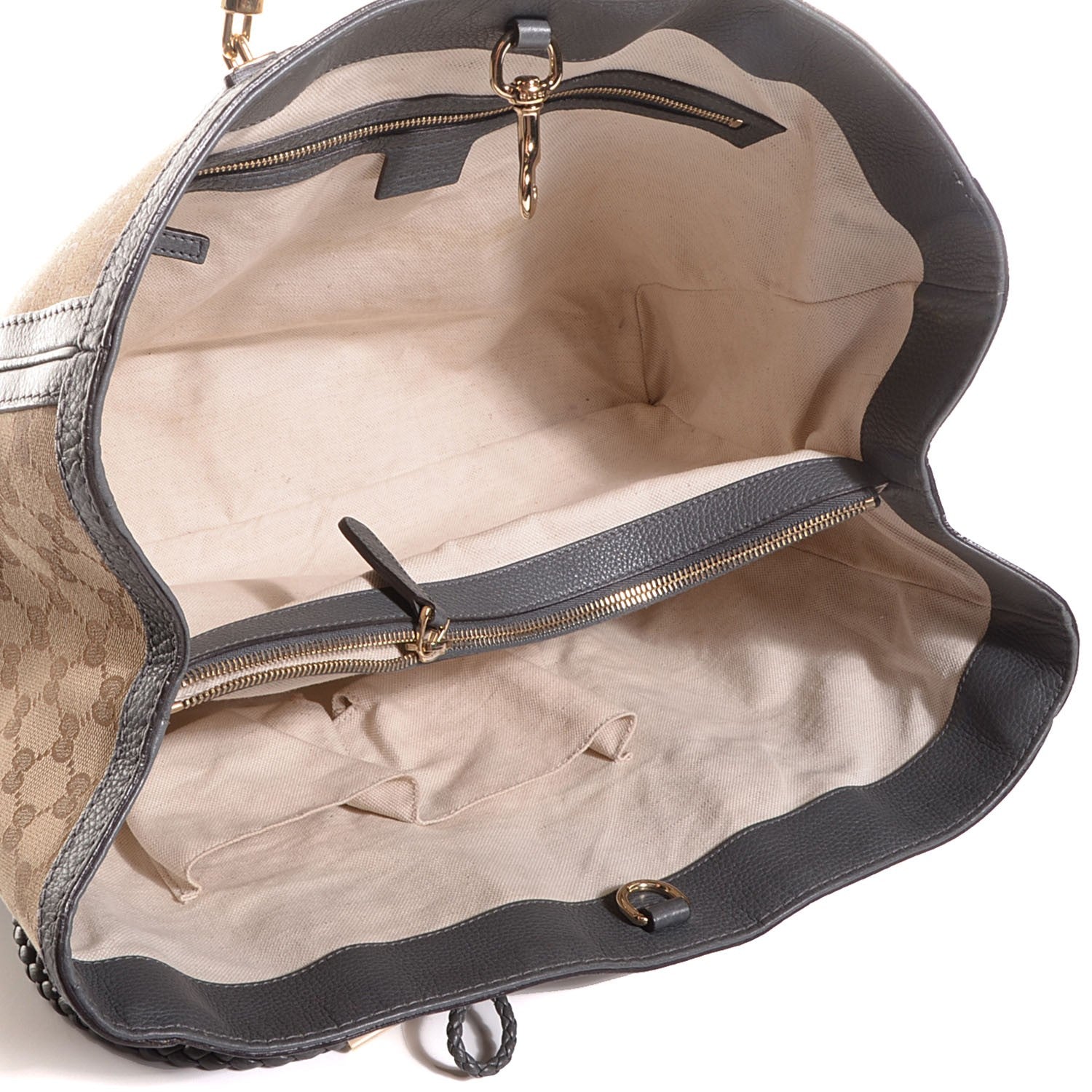 Gucci Monogram Medium Bella Tote Grey 5 of 7