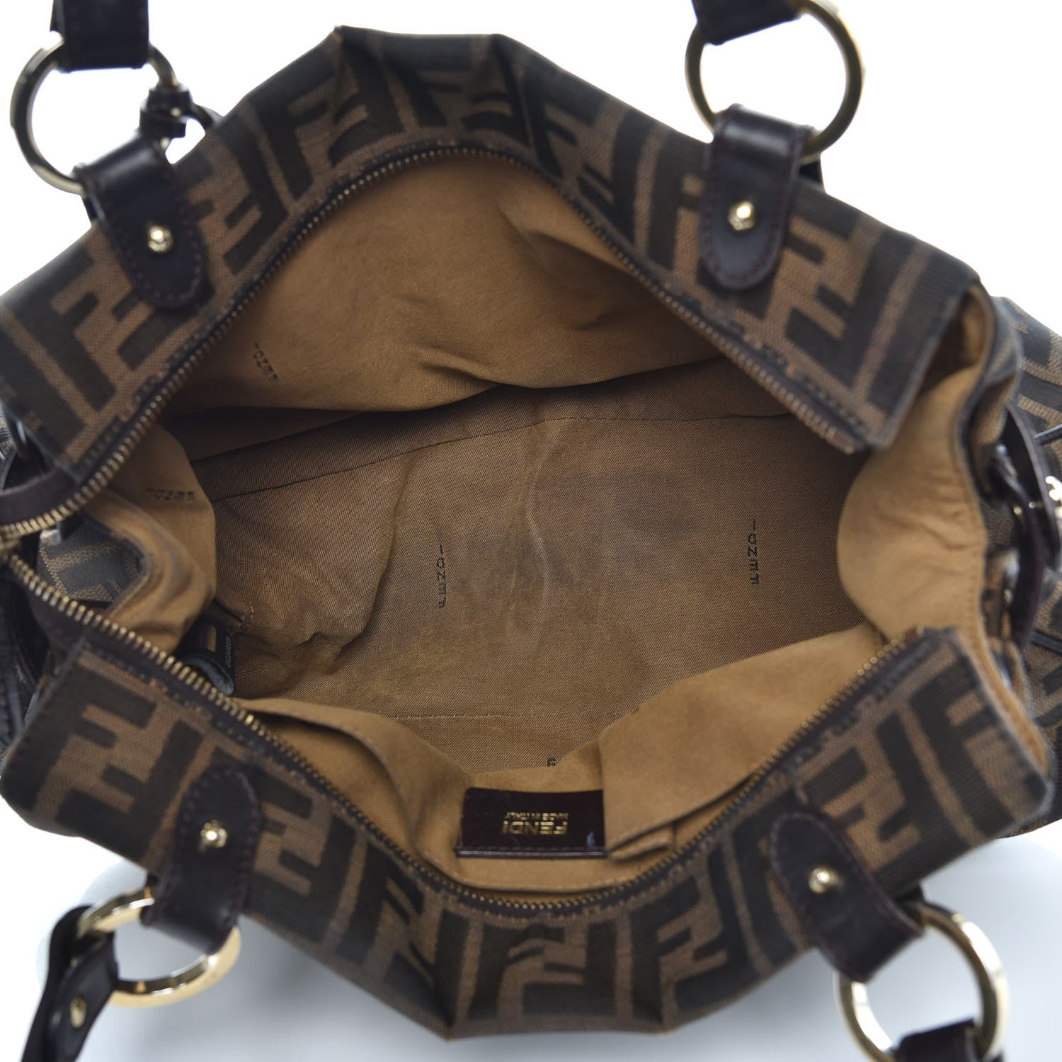 Fendi Zucca Medium Chef Shopper Tote Tobacco 5 of 15