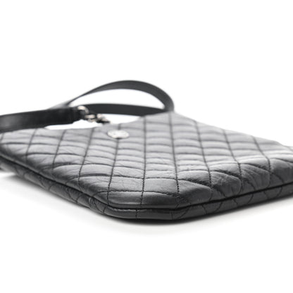 Chanel Aged Calfskin Quilted Crossbody Bag Black 6 of 10