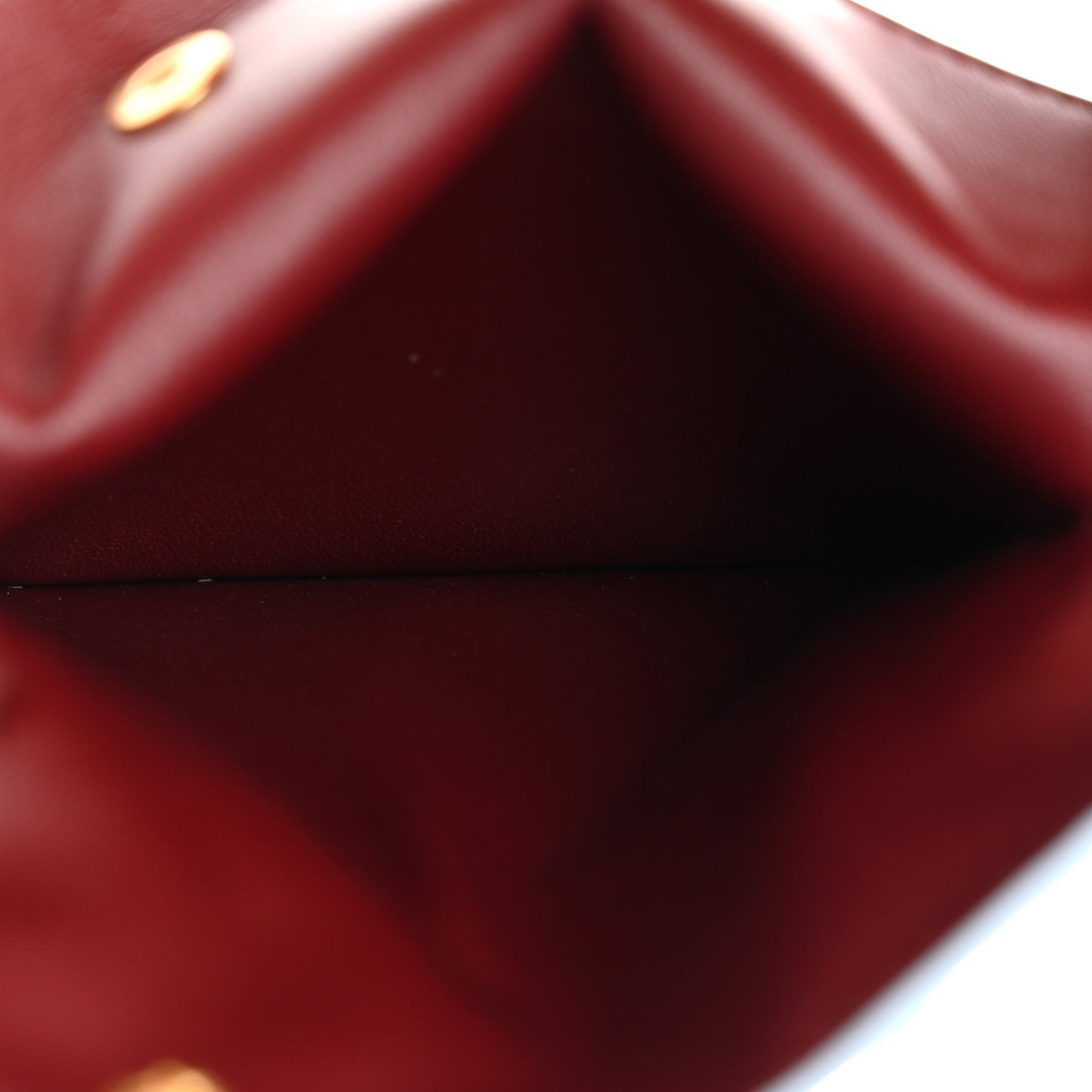 Nappa Intrecciato Small Check Bi-Fold Zip Wallet Ice Cherry