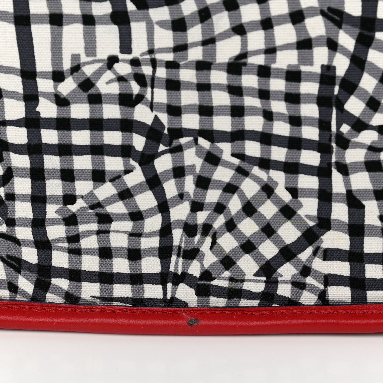 MCM Visetos Medium Liz Reversible Shopper Tote Ruby Red 16 of 17