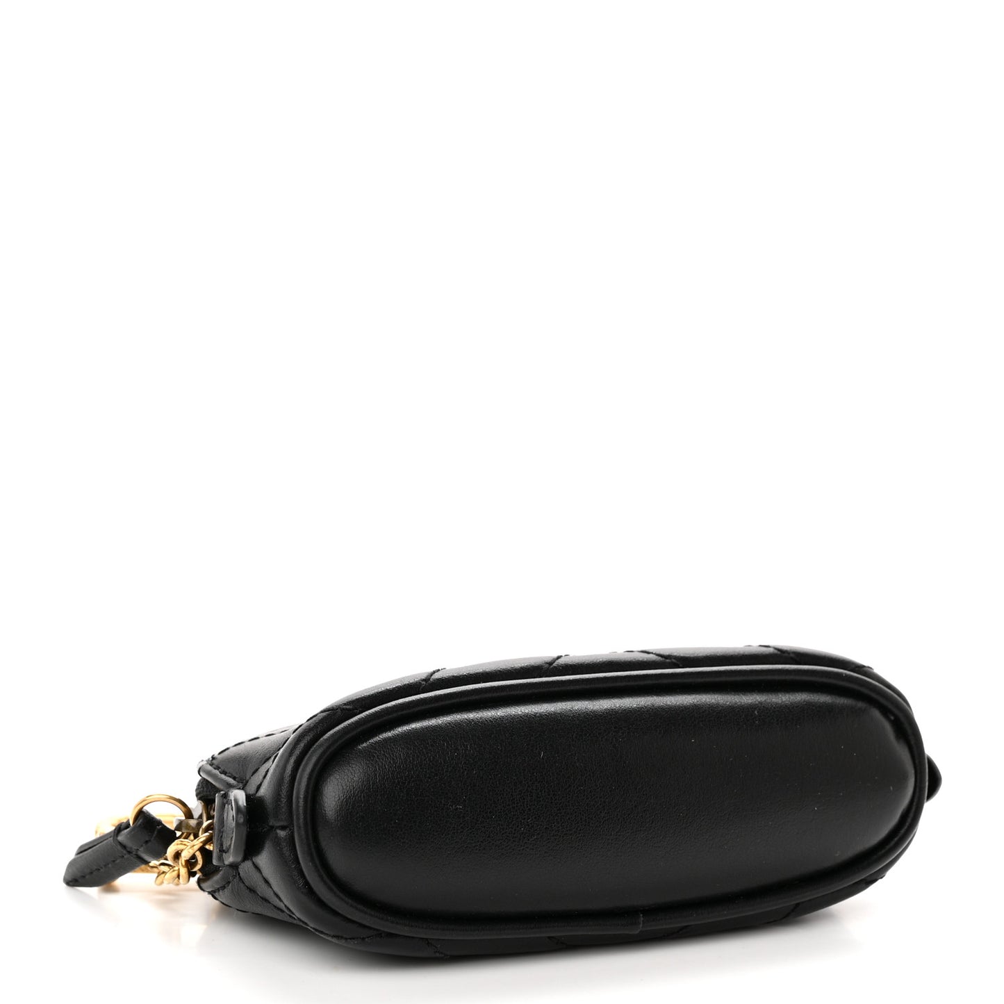 Calfskin Matelasse GG Marmont Key Pouch Black
