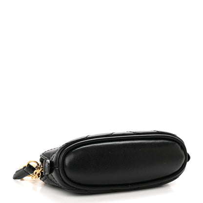 Gucci Calfskin Matelasse GG Marmont Key Pouch Black 4 of 12