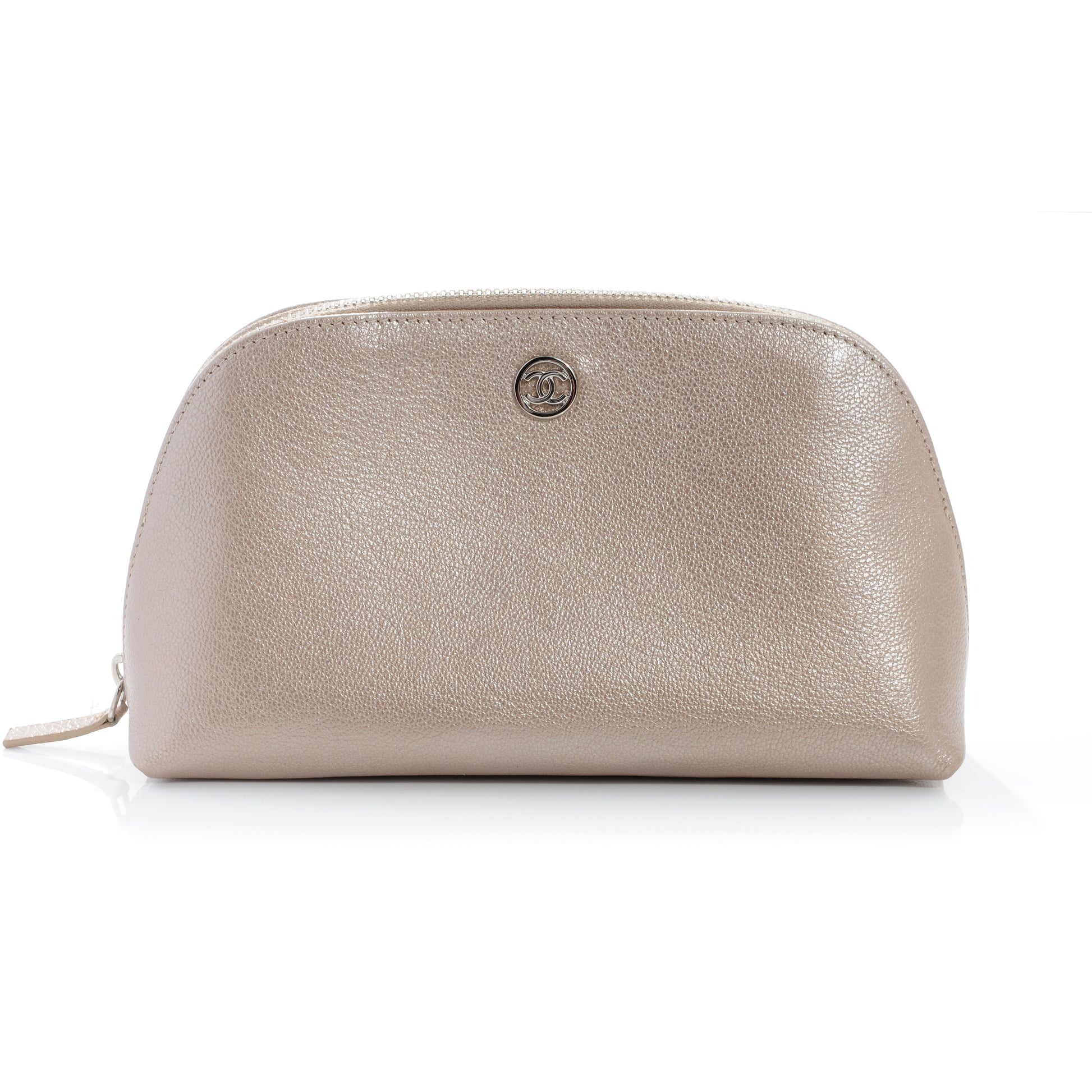 Chanel Cosmetic Pouch Metallic 1 of 7