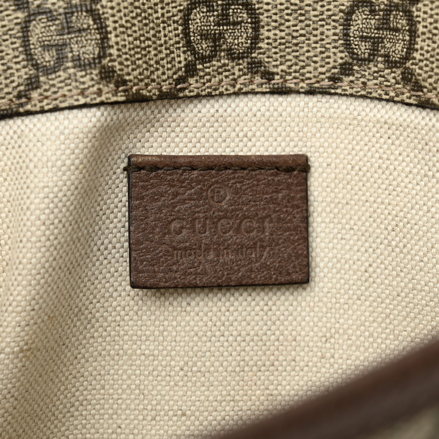 Gucci GG Supreme Monogram Neo Vintage Web Belt Bag Brown 6 of 16