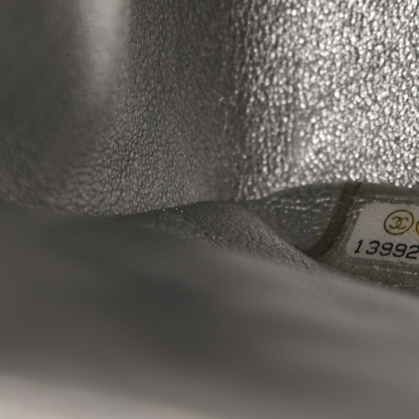 Metallic Lambskin Quilted Maxi Single Flap Silver