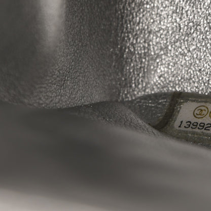 Chanel Metallic Lambskin Quilted Maxi Single Flap Silver 6 of 7