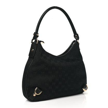 Gucci Monogram Medium Abbey D Ring Hobo Black 3 of 12