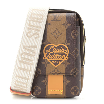 Louis Vuitton X NIGO Reverse Monogram Flat Double Phone Pouch 1 of 9