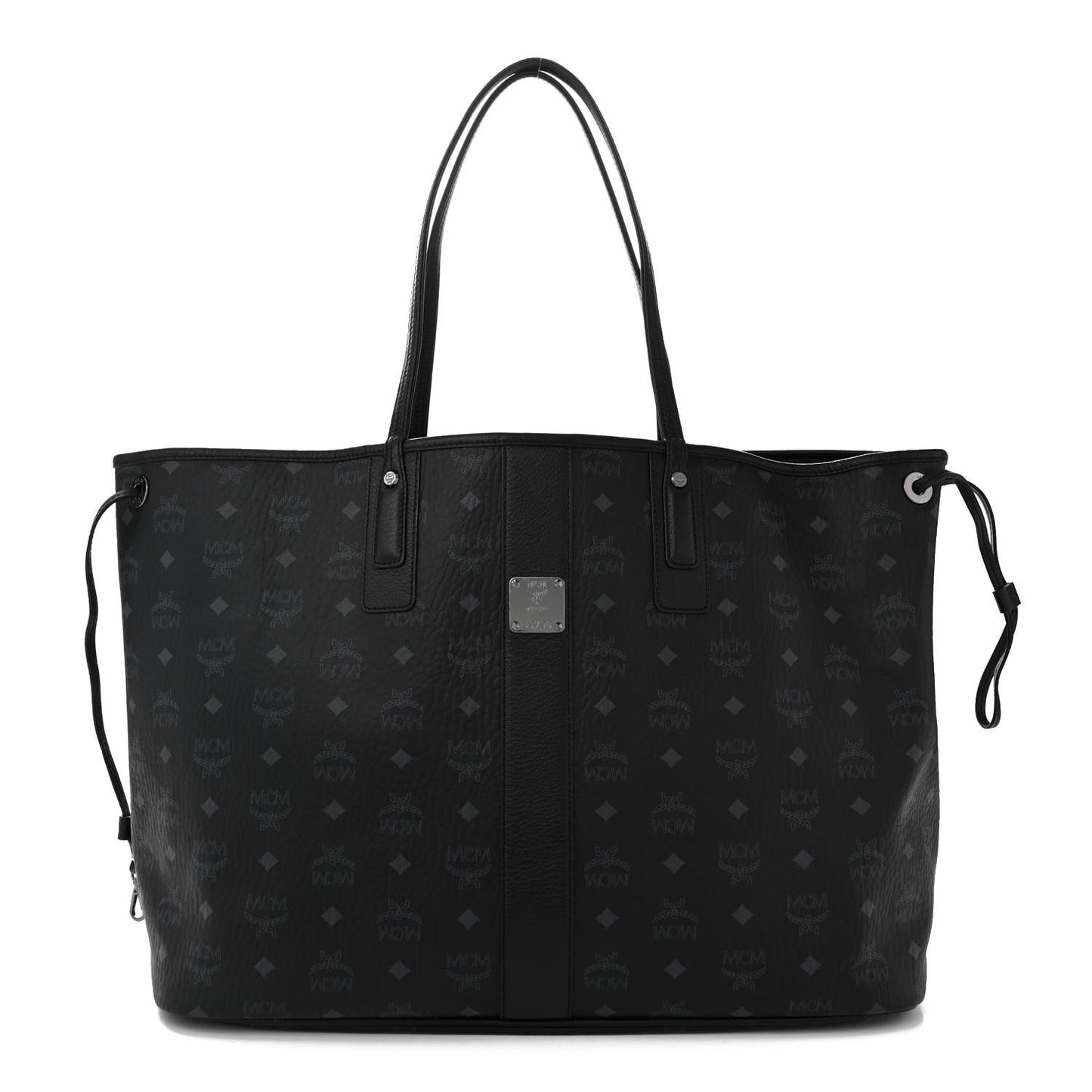 Visetos Large Liz Reversible Shopper Tote Black