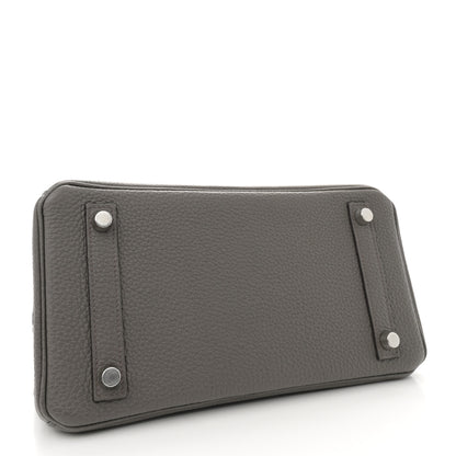 Hermes Togo Birkin 25 Etain 4 of 11