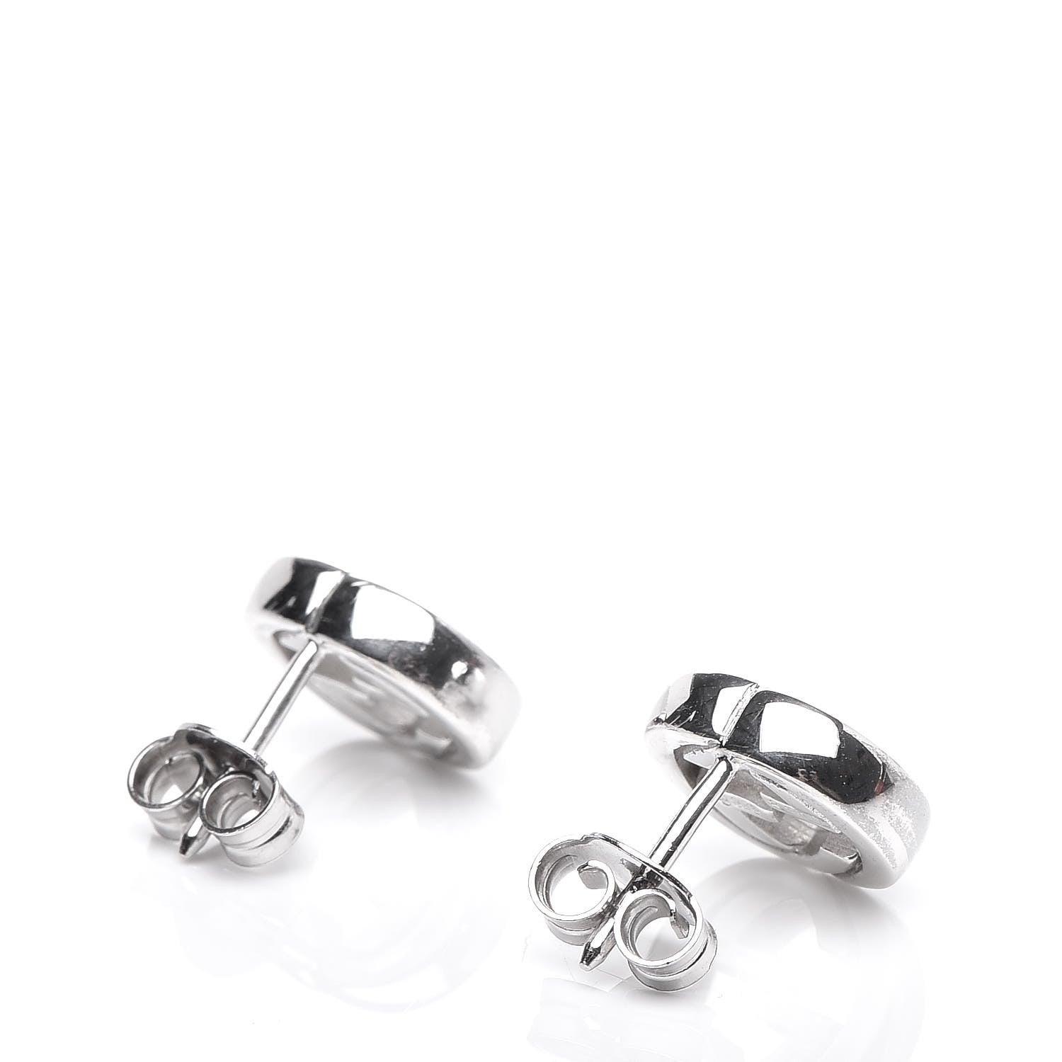 Gucci Sterling Silver Interlocking GG Stud Earrings 4 of 5