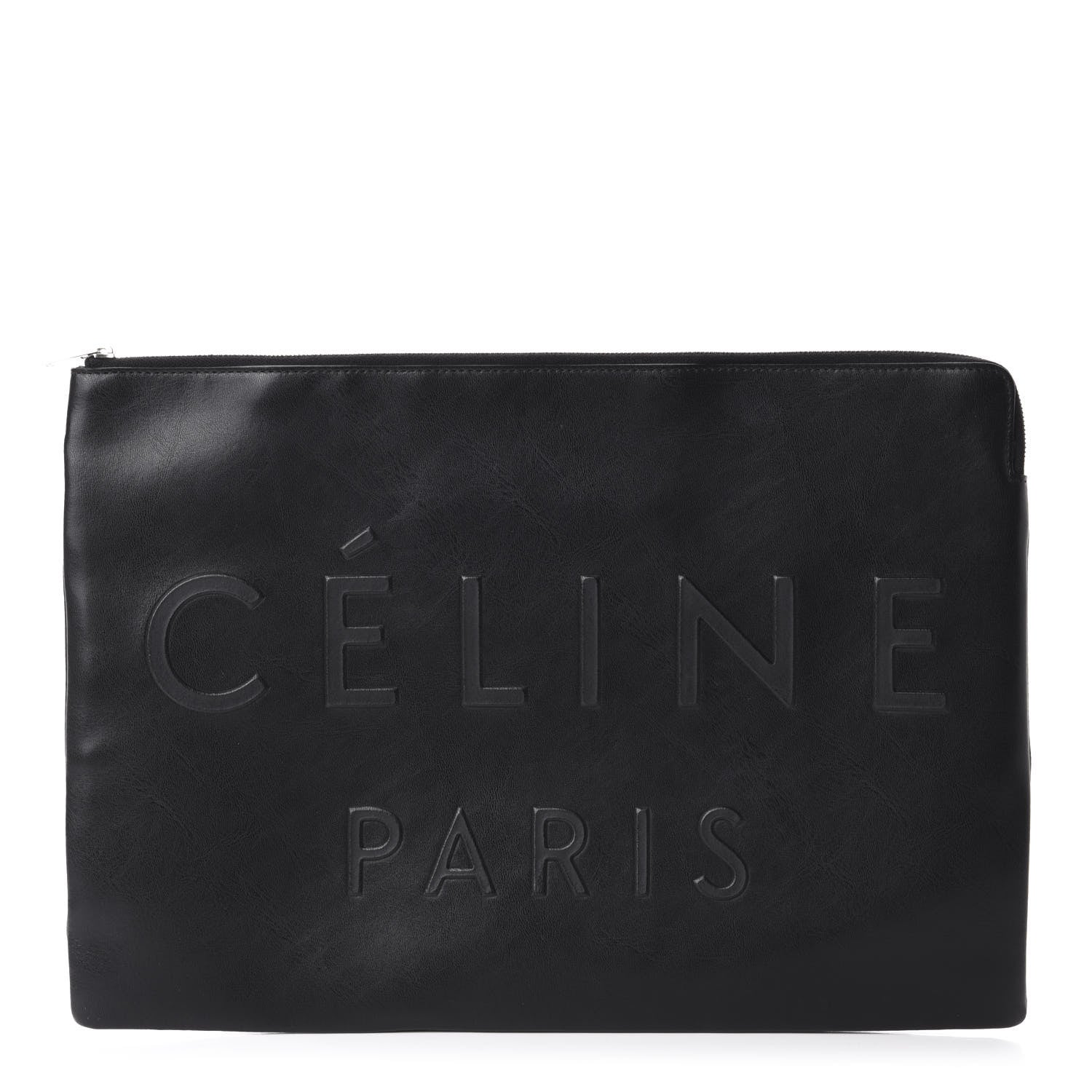 Celine Calfskin Large Made In Clutch Pouch Black 1 of 6