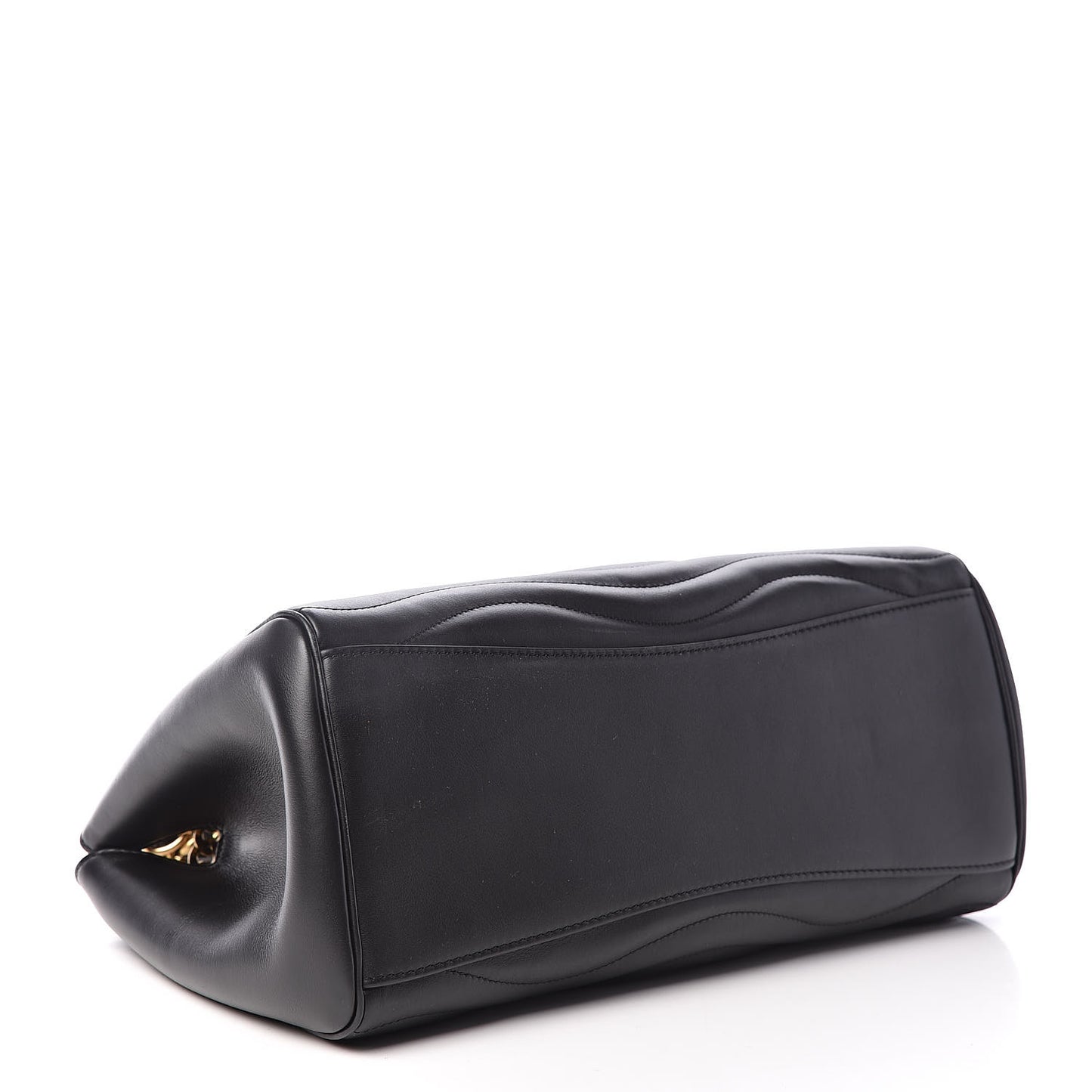 Calfskin New Wave Chain Tote Black