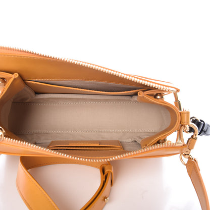 Chloe Calfskin Suede Small Roy Bag Burning Camel 8 of 10