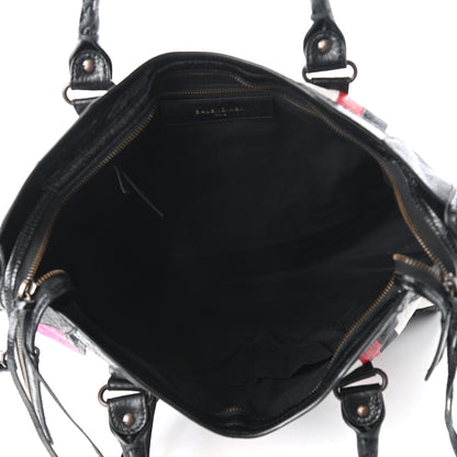 Balenciaga Agneau Arena Multicolore Classic Hardware City Rose Gris White Black Rouge 5 of 10