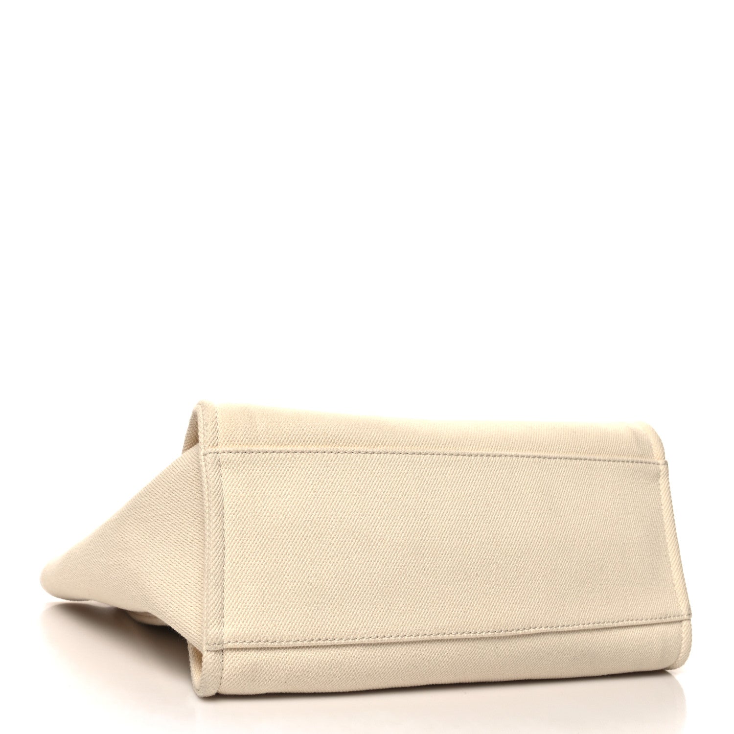Chanel Canvas Pearl Large Deauville Tote Ecru Beige 4 of 10