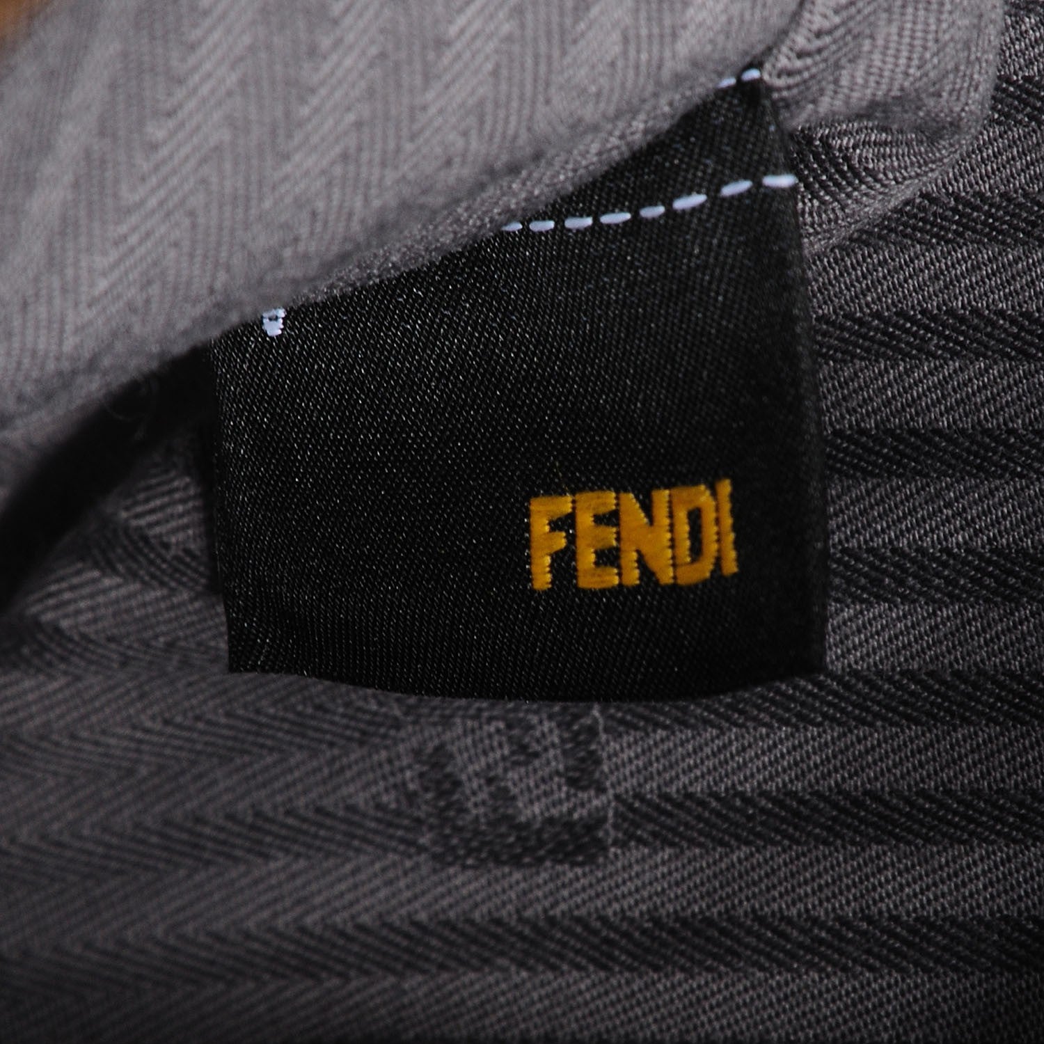 Fendi Vitello Elite Petite 2Jours Tote Grigio Grigio Chiaro 13 of 13