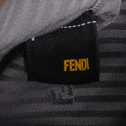 Fendi Vitello Elite Petite 2Jours Tote Grigio Grigio Chiaro 13 of 13