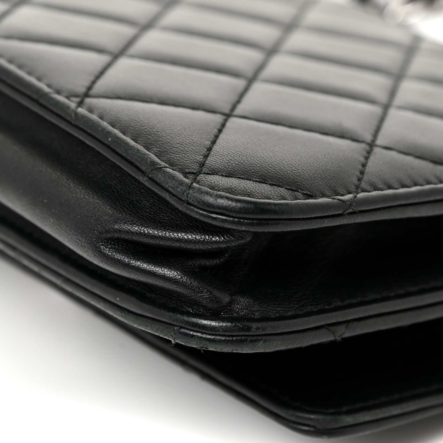 Chanel Lambskin Quilted Trendy CC Wallet On Chain WOC Black 21 of 22