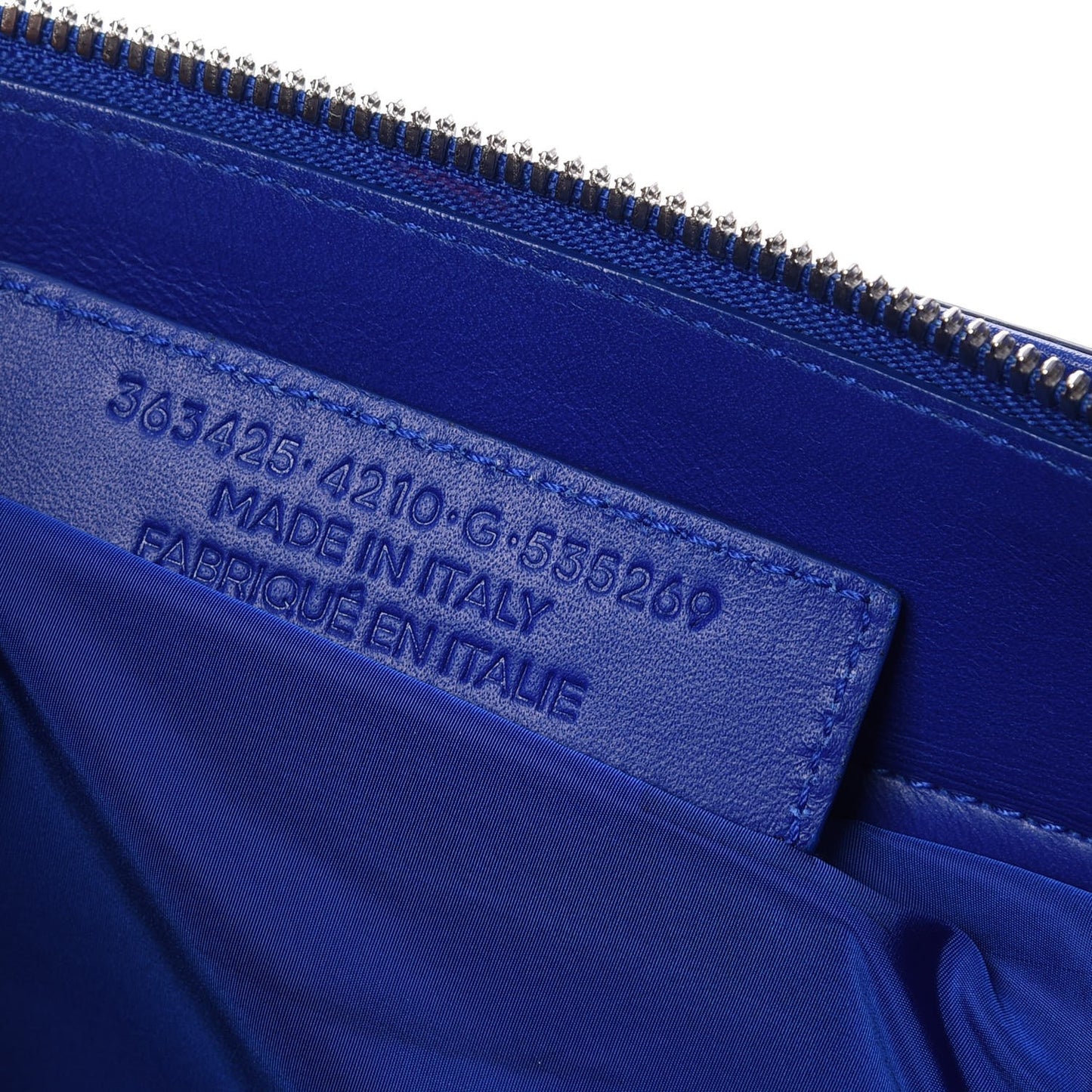 Nylon S Navy Cabas Electric Bleu
