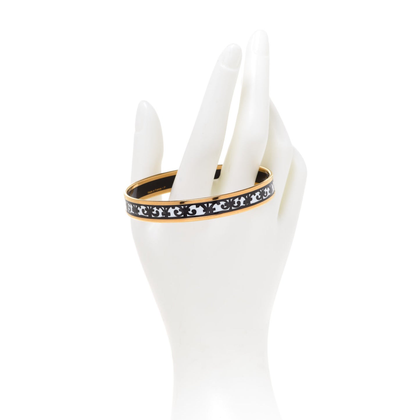 Enamel Printed Narrow Balcons Du Guadalquivir Bracelet 70 Black