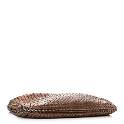 Bottega Veneta Metallic Nappa Intrecciato Large Veneta Hobo Copper 4 of 11