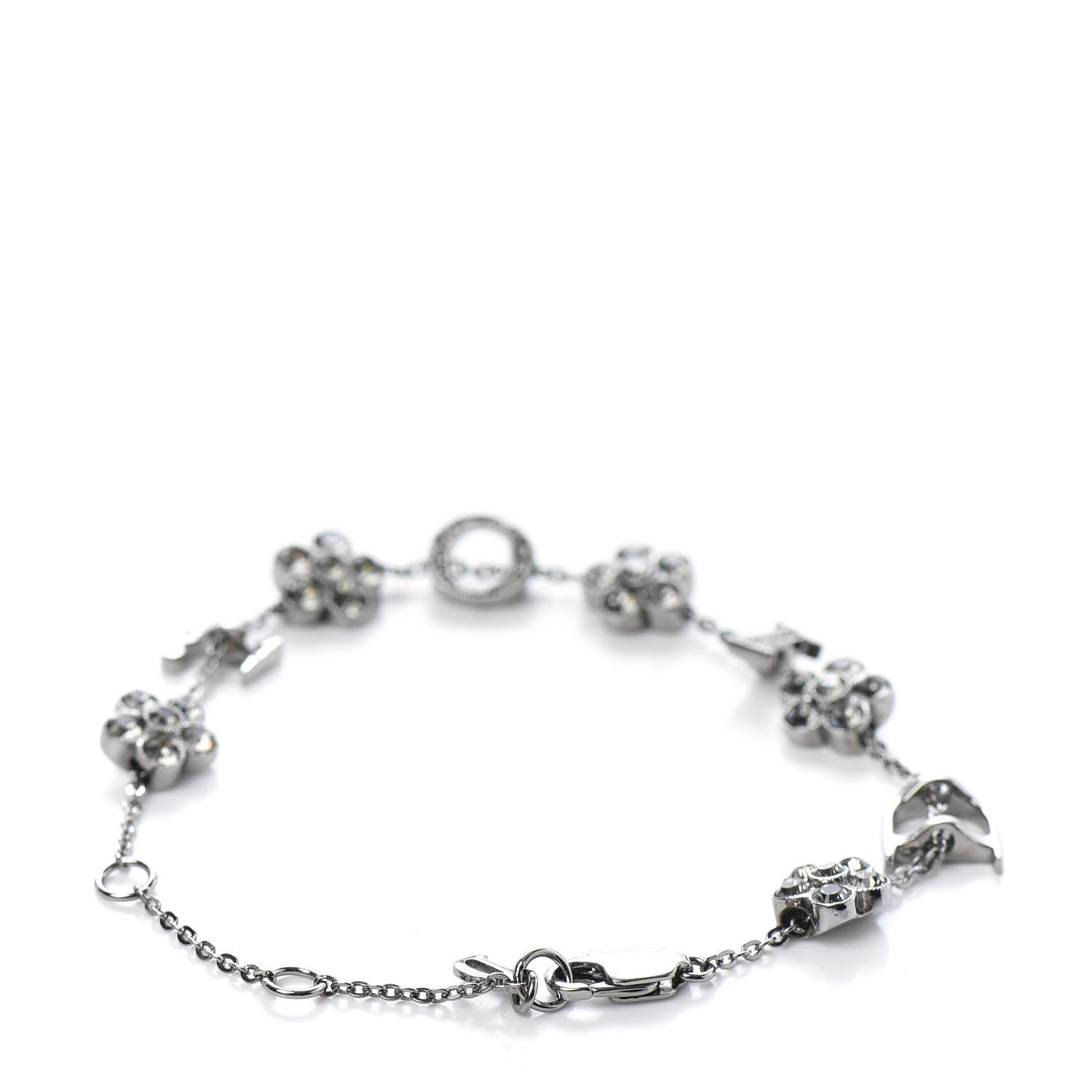 Christian Dior Logo Bracelet Silver 3 of 4