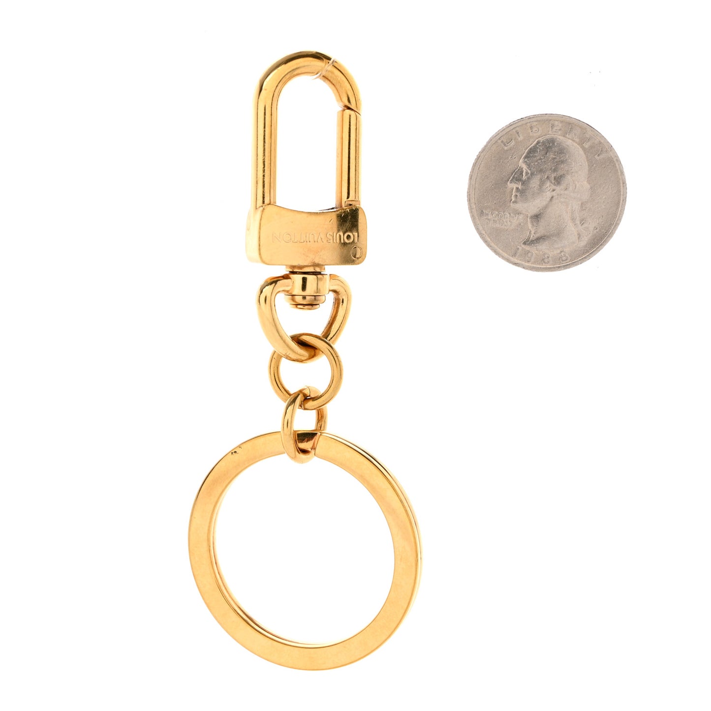Artsy Key Ring Holder Gold