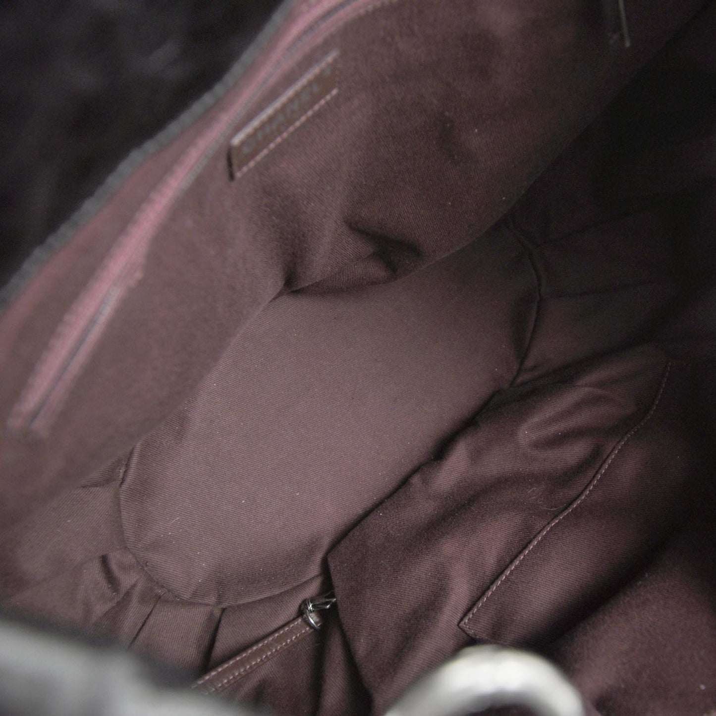 Leather Large In The Mix Tote Black