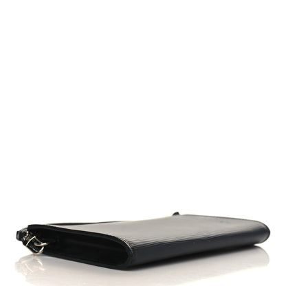 Louis Vuitton Epi Pochette Accessories 24 Black 4 of 8