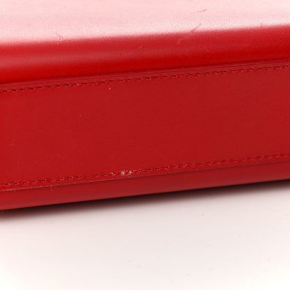 Saint Laurent Smooth Calfskin Medium Classic Monogram Kate Tassel Satchel Lipstick Red 13 of 15