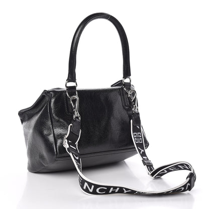 Givenchy Crackled Patent 4G Small Pandora Black 3 of 16