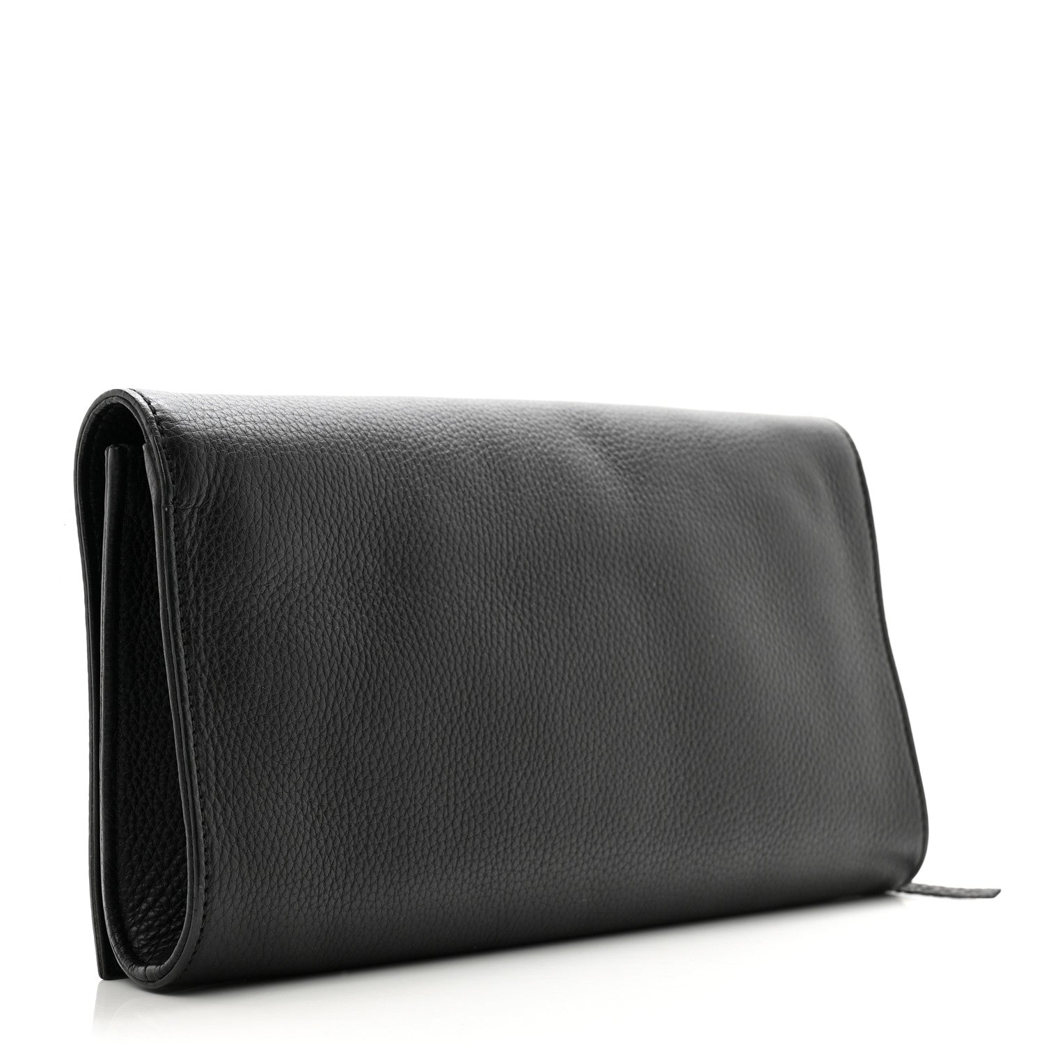 Gucci Pebbled Calfskin Medium Soho Clutch Black 3 of 9