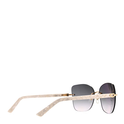 Cartier Mother of Pearl Sunglasses CT001RS Gold White 4 of 8